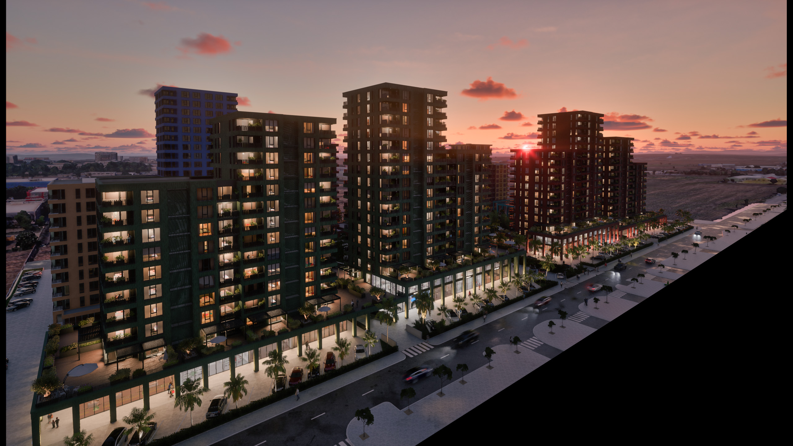 Архитектурна визуализация на DISTRICT
